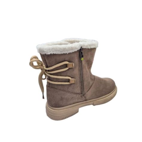 Bota Botín de Invierno Camel Mujer-1