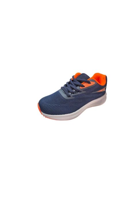 Zapatilla Deportiva Niño Azul Naranjo-0