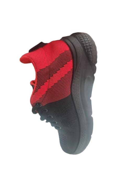 Zapatilla Urbana Negro Rojo Unisex-2