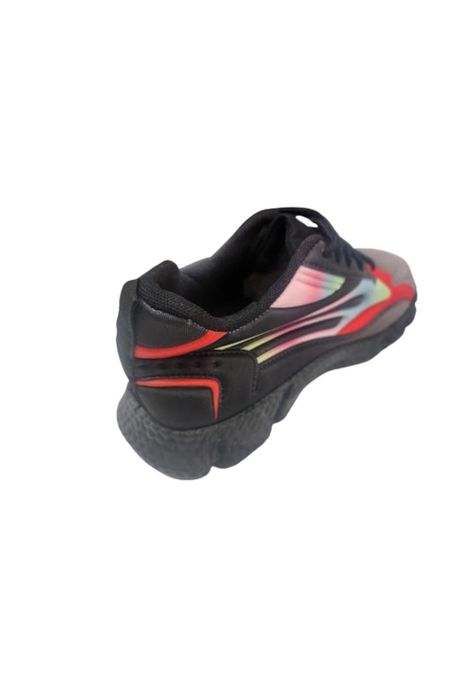 Zapatilla Deportiva Gris Fucsia Mujer-1