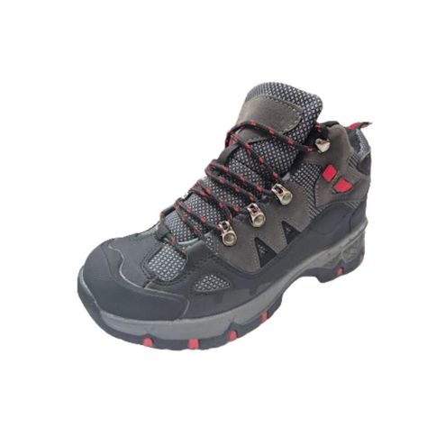 Botìn Outdoor Hombre Negro Rojo-0