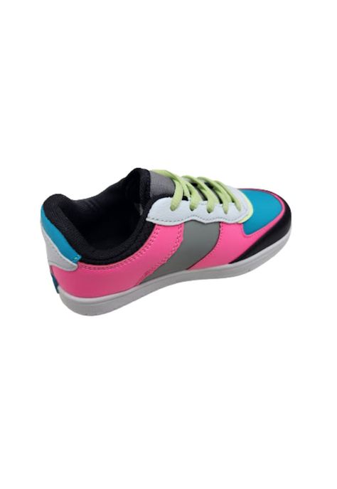 Zapatilla Deportiva Niña Fucsia-1