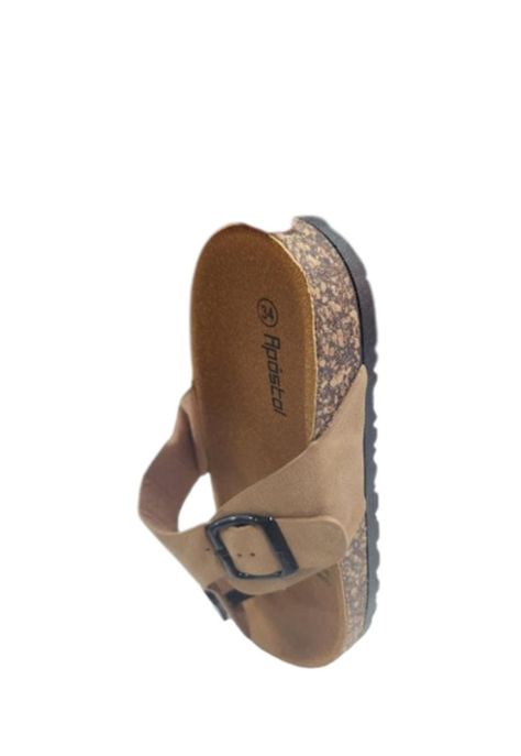 Sandalia Niña Hebilla Beige-3