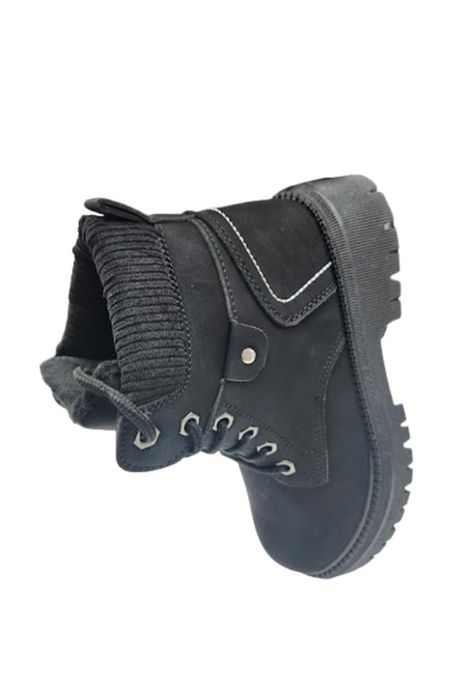 Botín Urbano Mujer Negro Invierno-3