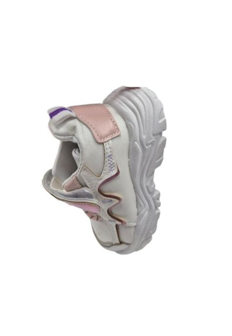 Zapatilla Niña Velcro Blanco-2