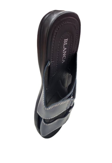 Sandalia Azul Hombre Velcro-1