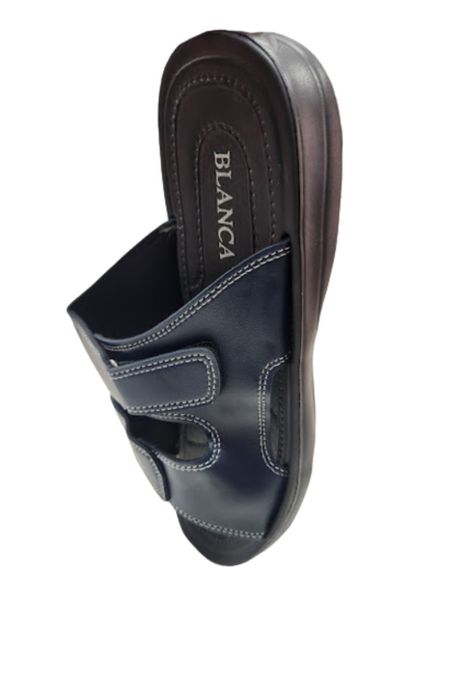 Sandalia Azul Hombre Velcro-3
