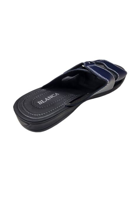 Sandalia Azul Hombre Velcro-2