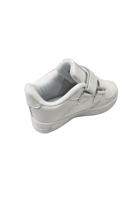 Zapatilla Escolar Velcro Blanco-1