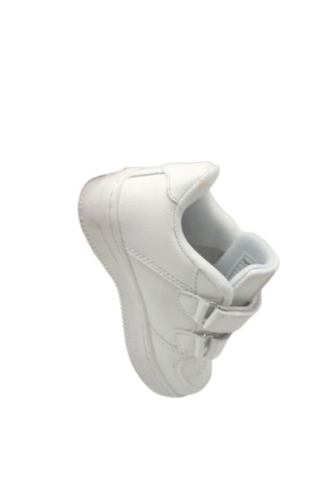 Zapatilla Escolar Velcro Blanco-3