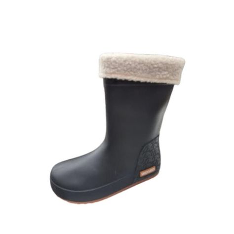 Bota de Agua Lluvia Mujer Negro-0