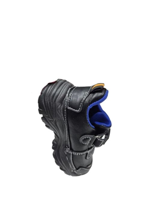 Zapatilla Unisex Velcro Negro Azul-2