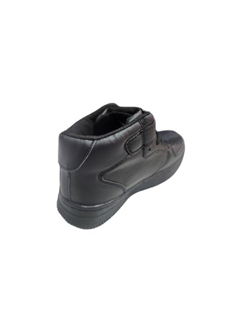 Botín Escolar Velcro Negro-1