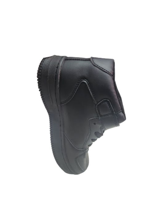 Botín Escolar Velcro Negro-2