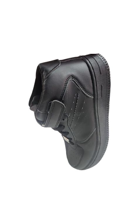 Botín Escolar Velcro Negro-3