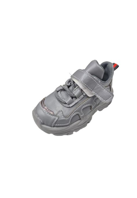 Zapatilla Urbana Gris Niña Velcro-0