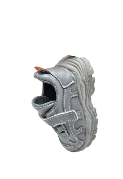 Zapatilla Urbana Gris Niña Velcro-2