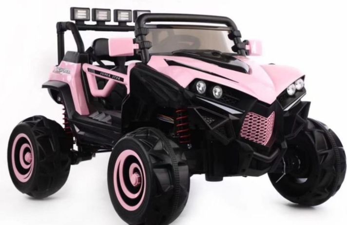 Jeep Auto Buggy 4X4 Para Niñas Rosado-1