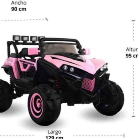 Jeep Auto Buggy 4X4 Para Niñas Rosado-3
