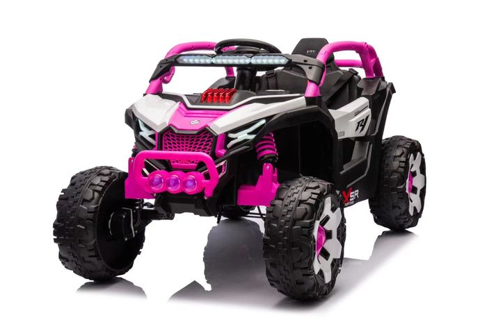 Auto a Bateria Utv 4x4 Con control Remoto Rosa-0