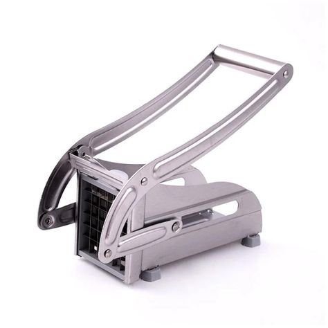 Cortadora De Papas Baston Metalico Manual Acero Inoxidable-0