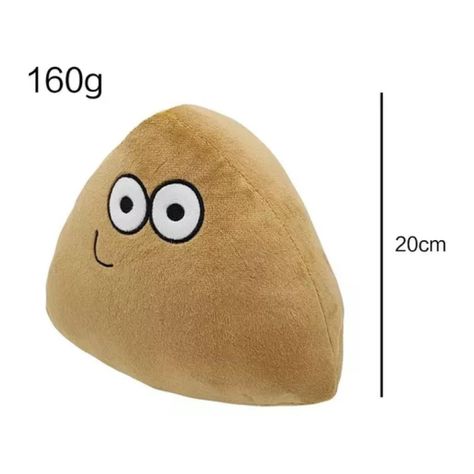 Juguete Peluche Mi Mascota Alien Pou Pou 20cm Beige Infantil-1