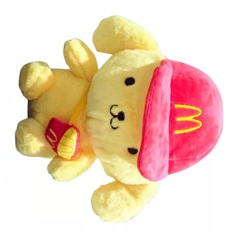 Juguete Peluche Pompompurin Gorro McDonalds 20cm Infantil-2