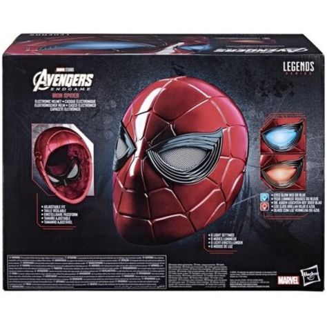 Juguete Casco Mascara Electronica Iron Spider Avengers Hasbro-4