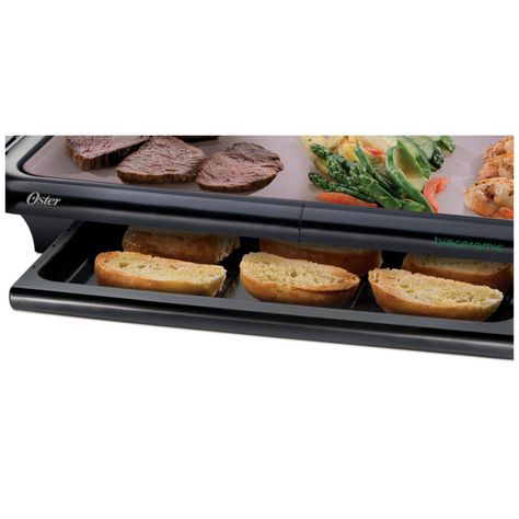 Parrilla Electrica 2En1 1450W Bioceramic Negro Oster-3