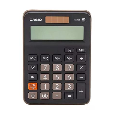 Calculadora De Escritorio 12 Digitos Negro-0