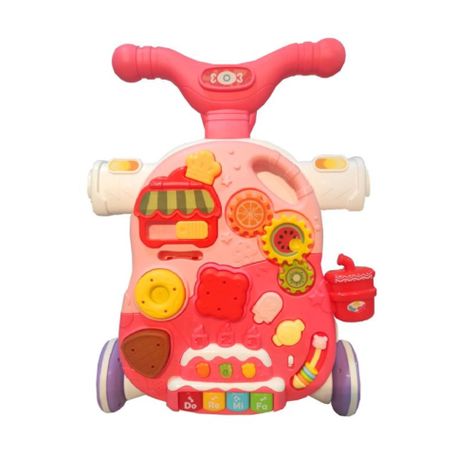 Juguete Caminador 4 En 1 Didacto Interactivo Rosado Infantil-1