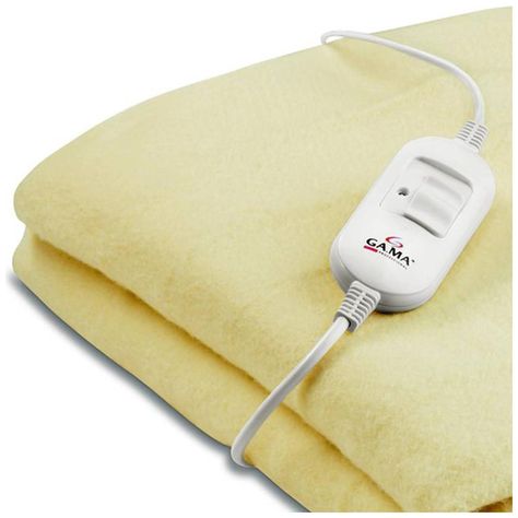Calientacama 1 Plaza 150x80cm Electrico Poliester Beige Gama-1