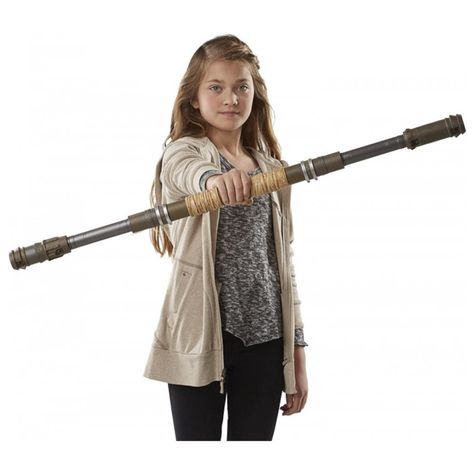 Juguete Sable Baston Extensible Star Wars Luz Y Sonido Hasbro-1