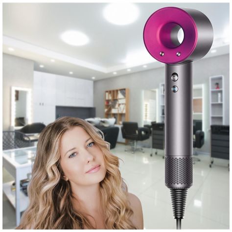 Secador De Pelo 1600W 3 Velocidades Tipo Dyson Supersonic-4