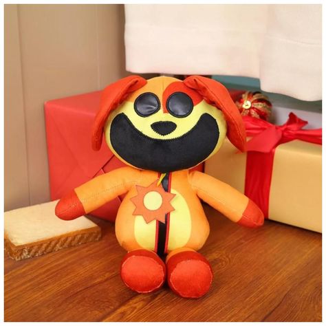 Juguete Peluche Smiling Critters 30cm DogDay Anaranjado-4