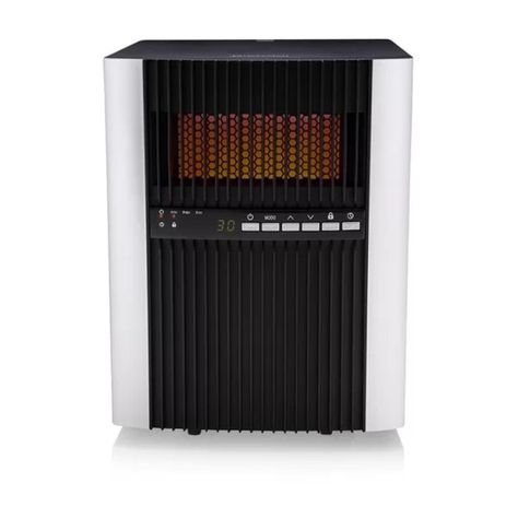 Estufa Infrarroja Calefactor 1500W Control Remoto Blanco KPH-96T-1