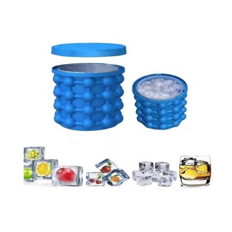Cubeta Molde Para Hielos 120u Enfriador Vasos Botellas-2