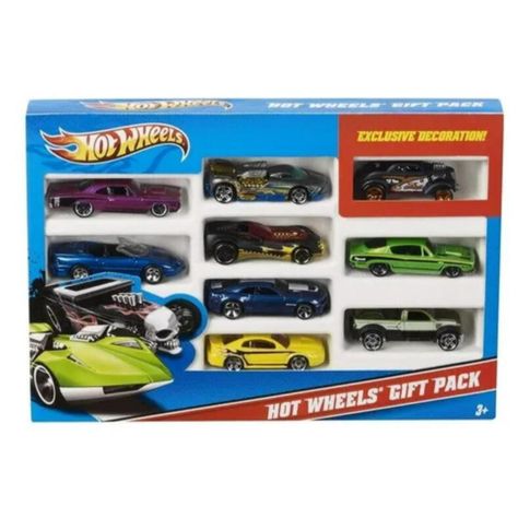 Pack 10 Juguete Autos De Coleccion Escala 1/64 Hot Wheels-1