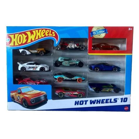 Pack 10 Juguete Autos De Coleccion Escala 1/64 Hot Wheels-2