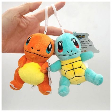 Juguete Pack 6 Peluches Llaveros Pokemon 13cm Infantil-1