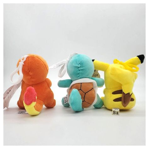 Juguete Pack 6 Peluches Llaveros Pokemon 13cm Infantil-3