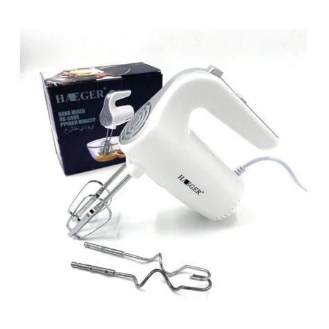 Batidora De Mano Electrica 150W 5V 2 Puntas HG-6680 Haeger-3