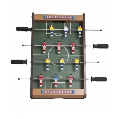 Juguete Mini Mesa De Futbol Taca Taca De Madera Infantil-1