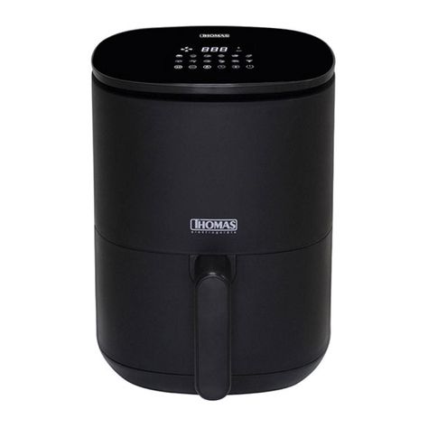 Freidora De Aire Air Fryer Digital 3L 1300W Negro TH-AF30DN-0