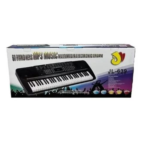 Piano Electrico Teclado Musical 61 Teclas Con Microfono-3