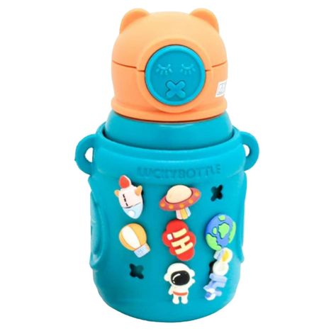 Termo Termico 450ml Infantil Diseño Azul-0