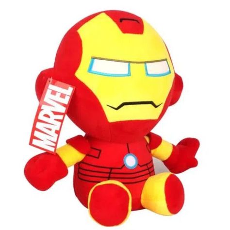 Juguete Figura De Accion Peluche Iron Man Rojo 30Cm-0