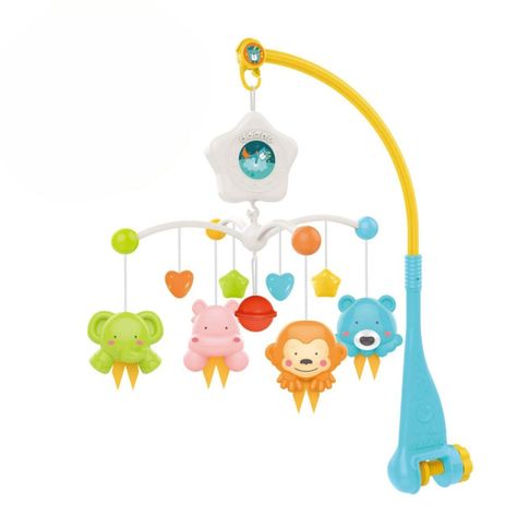 Juguete Movil Sonajero Divertido Infantil Con Luz Y Sonido-0