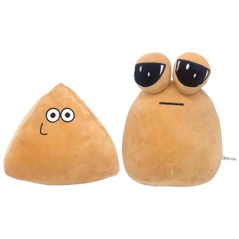 Juguete Pack 2 Peluches Mi Mascota Alien Pou 20cm Beige Infantil-2