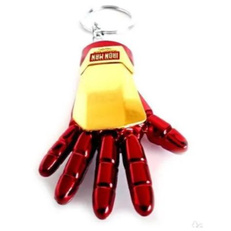 Llavero Metalico Premium Guante Iron Man 8cm-1